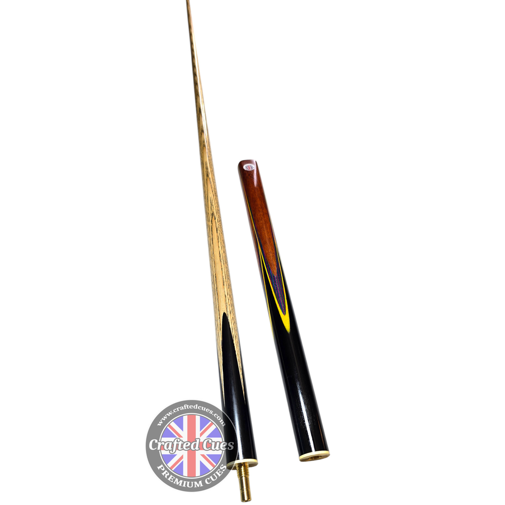 Premium Golden Rosewood 3/4 Pool Cue with Multi-Veneer Design (8.7mm Tip) | Chalky Trousers
