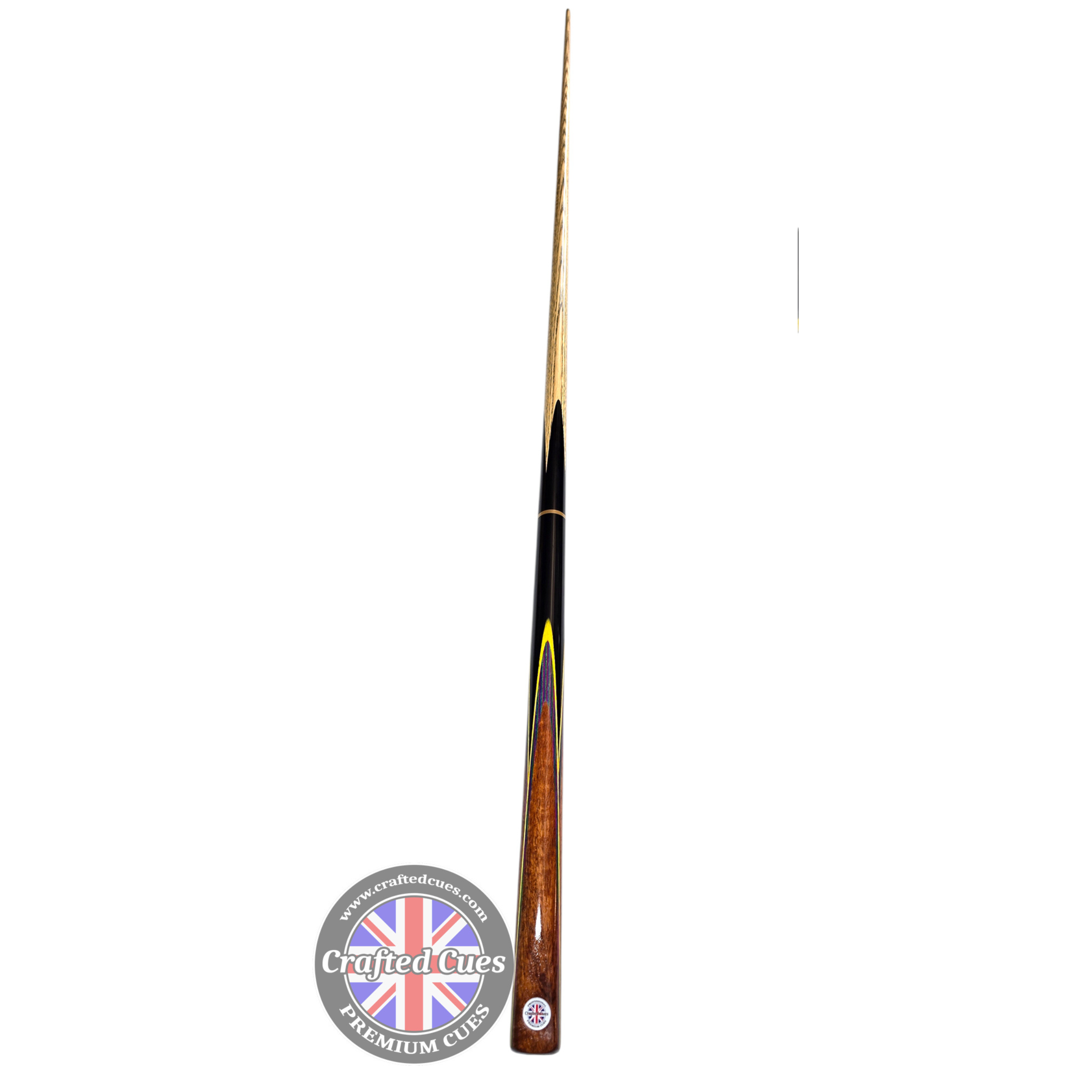 Premium Golden Rosewood 3/4 Pool Cue with Multi-Veneer Design (8.7mm Tip) | Chalky Trousers