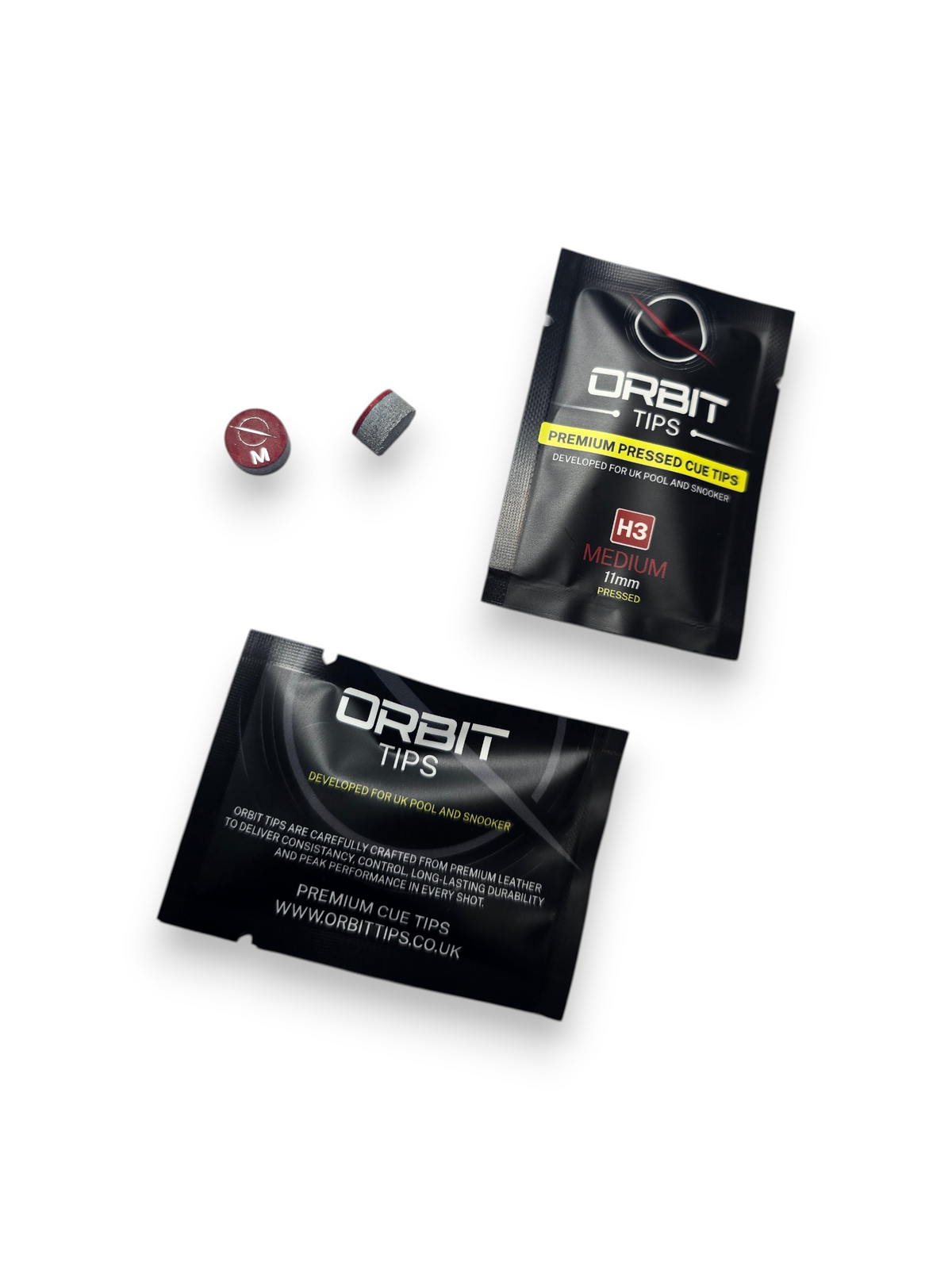 Orbit Cue Tips | Layered & Pressed Pool & Snooker Tips