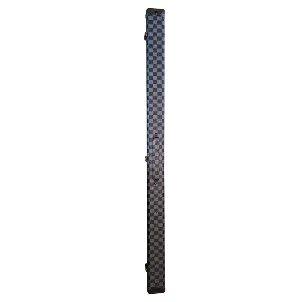 Cue Case - 3/4 Blue & Black Checkered | Chalky Trousers