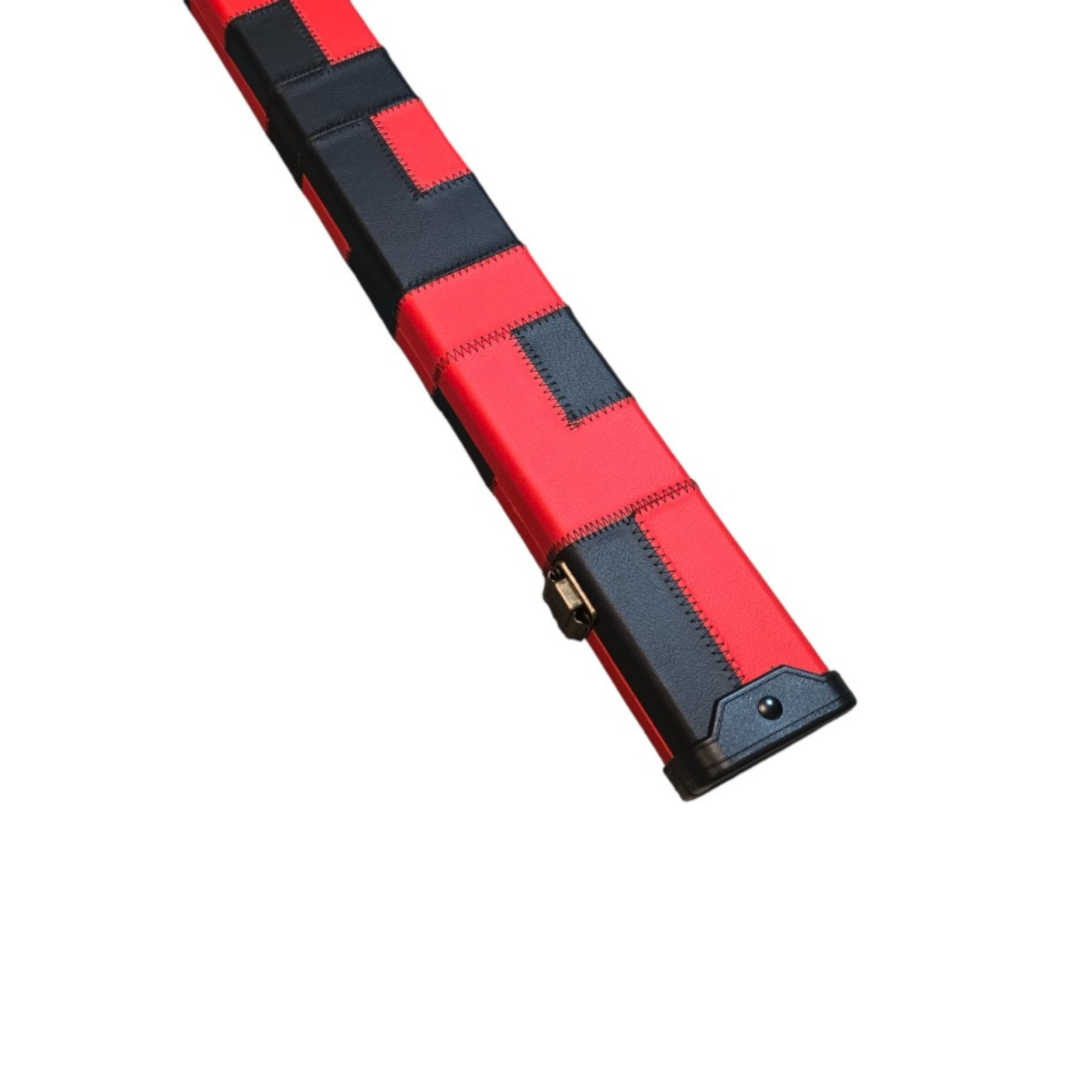 Cue Case - 3/4 Red and Black Patchwork | Chalky Trousers