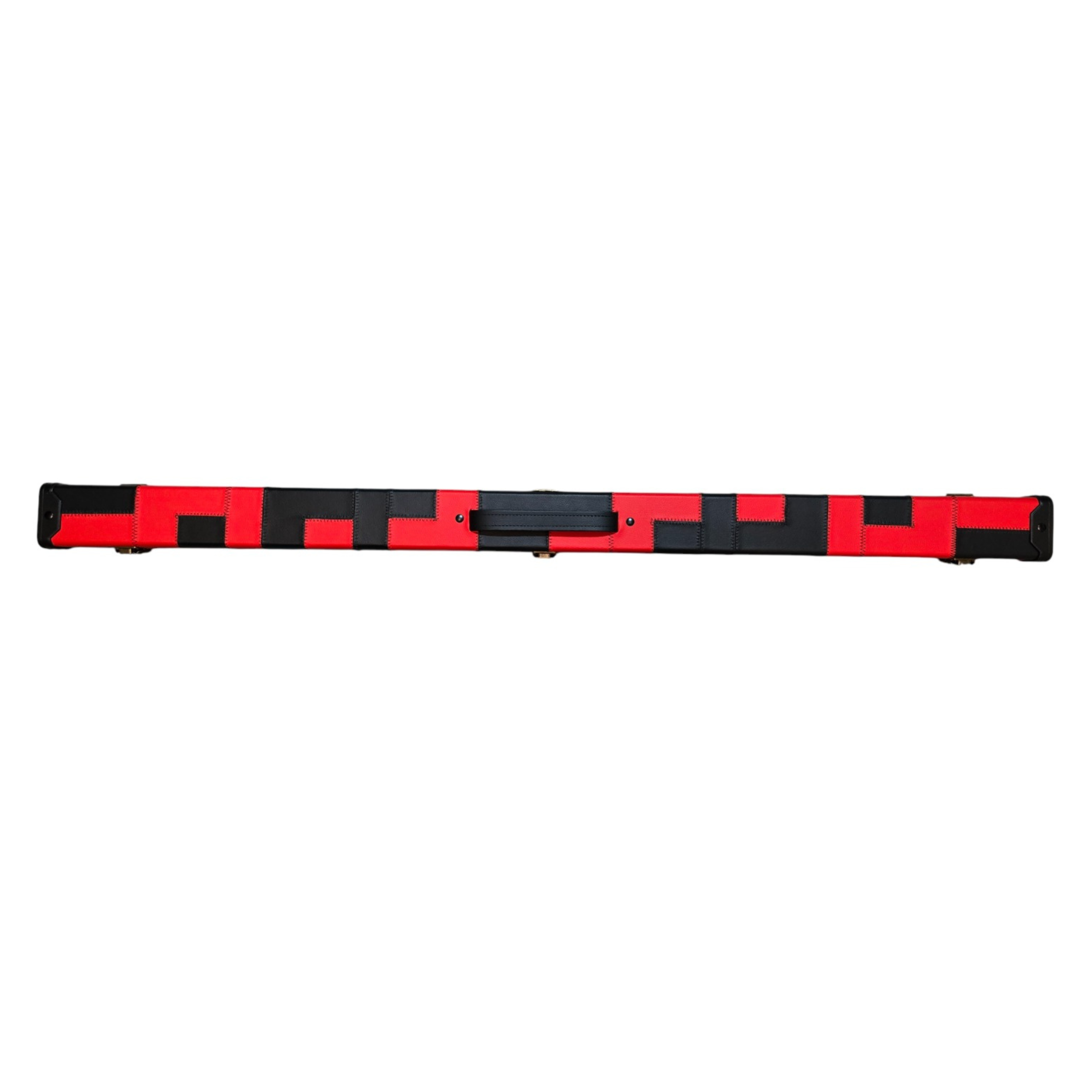 Cue Case - 3/4 Red and Black Patchwork | Chalky Trousers