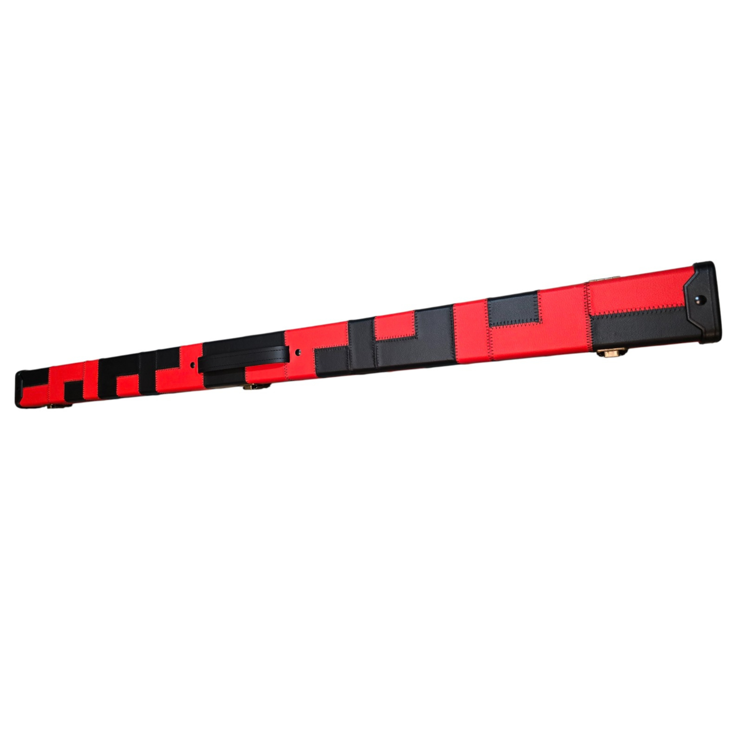Cue Case - 3/4 Red and Black Patchwork | Chalky Trousers