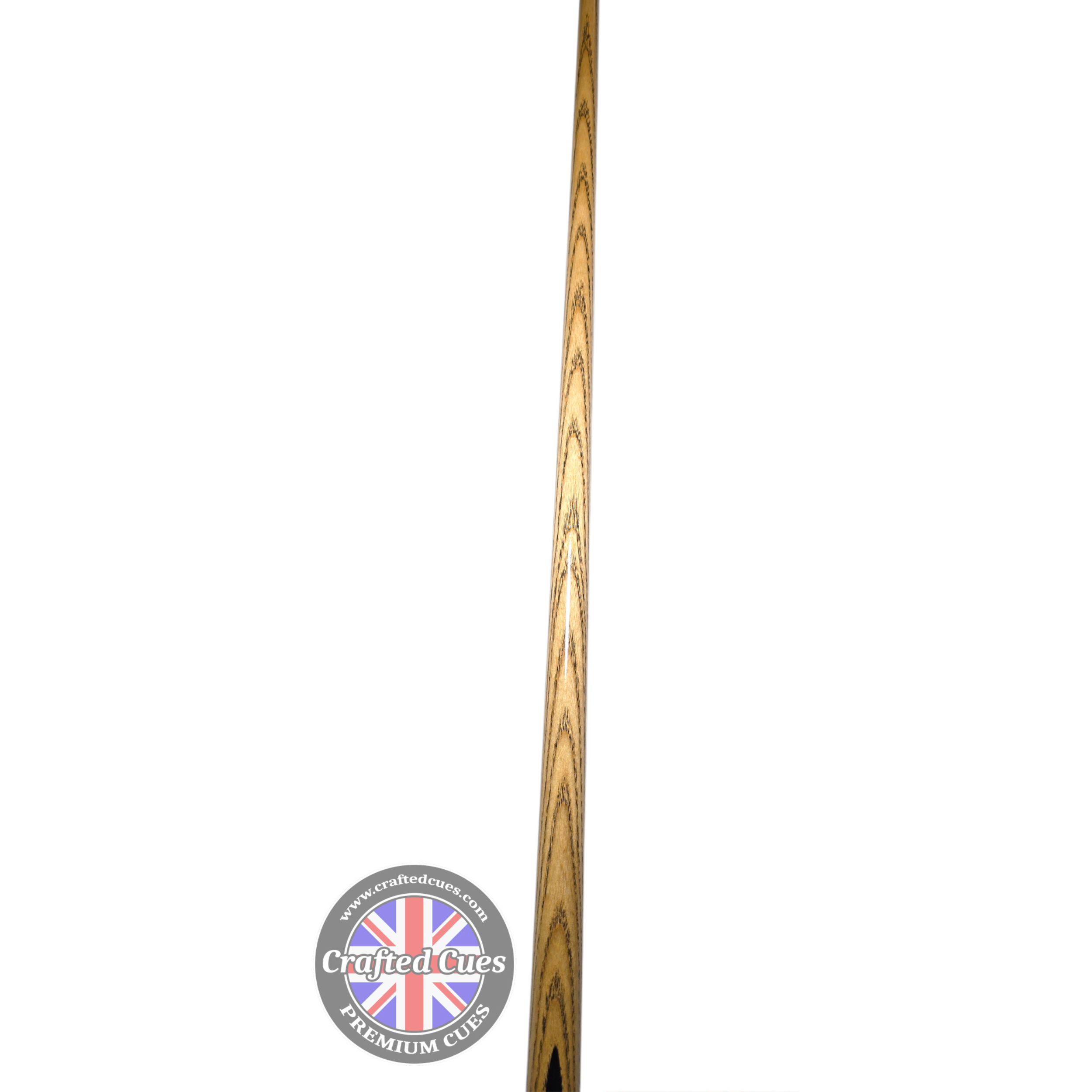 Premium Hand-Spliced Red Peacock Wood One-Piece Pool Cue (8.5mm Tip) | Chalky Trousers