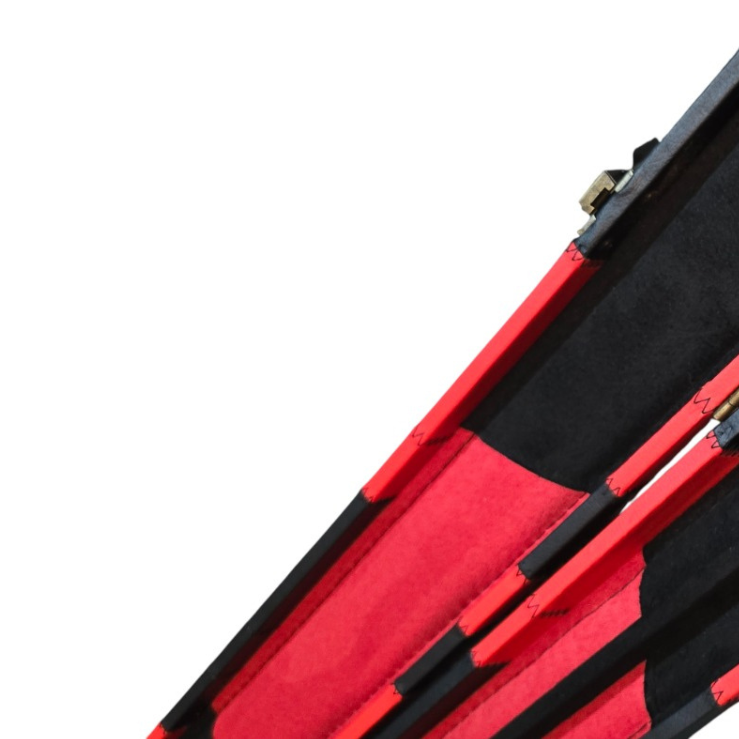 Cue Case - 3/4 Red and Black Patchwork | Chalky Trousers