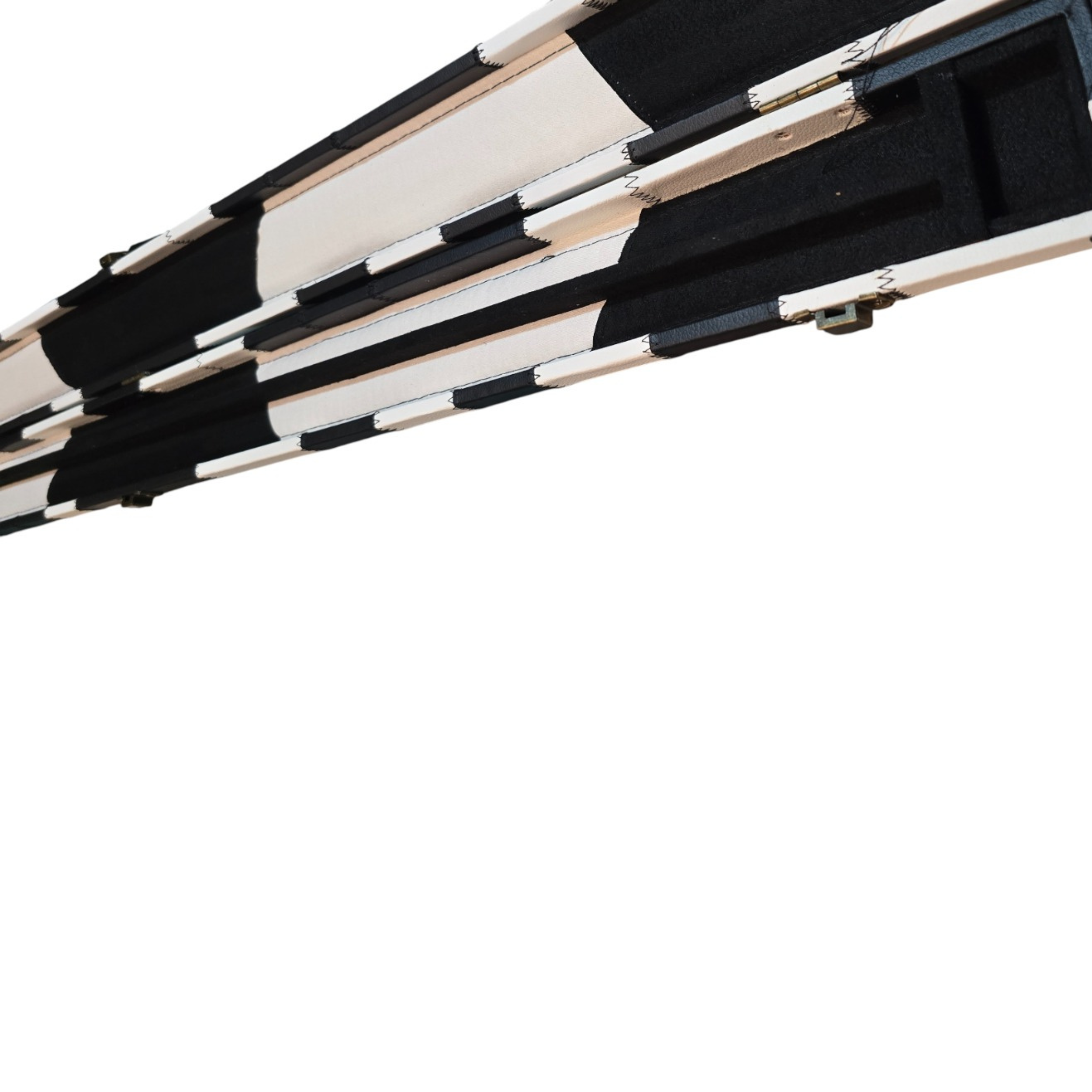 Cue Case - 3/4 Black and White Patchwork | Chalky Trousers