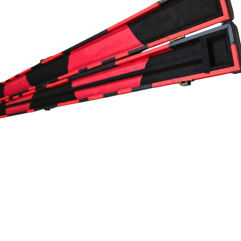 Cue Case - 3/4 Red and Black Patchwork | Chalky Trousers