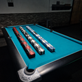Slimline Leatherette 2 Cue One Piece Cue Case 60inch
