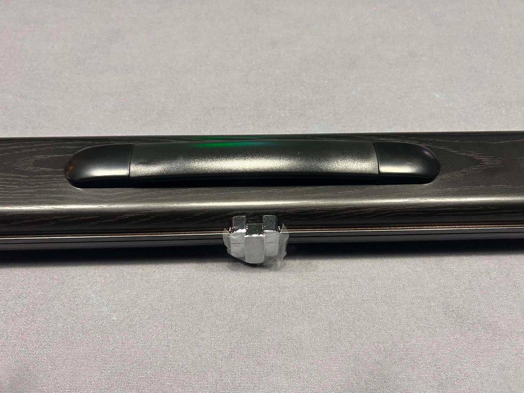 Slimline Aluminium Wood Effect 2 Cue One Piece Cue Case 60inch