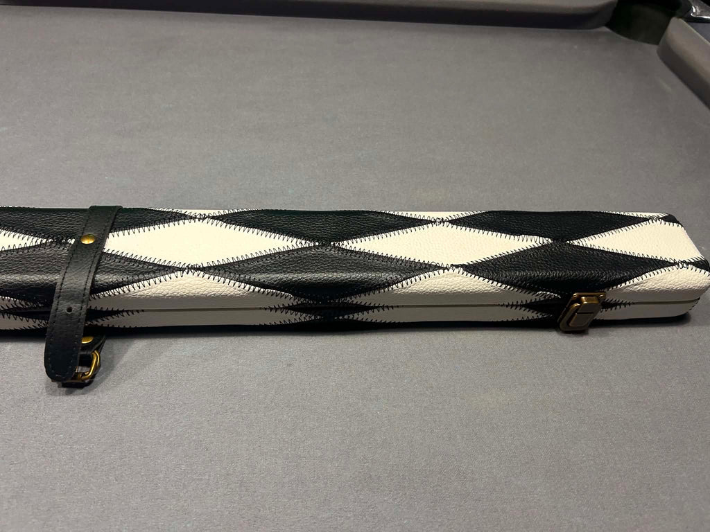 Slimline Leatherette 2 Cue One Piece Cue Case 60inch