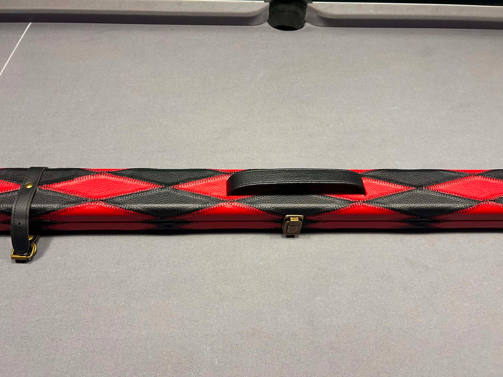 Slimline Leatherette 2 Cue One Piece Cue Case 60inch