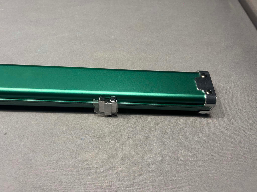 Slimline Aluminium Wood Effect 2 Cue One Piece Cue Case 60inch