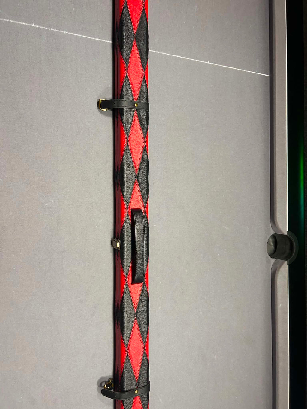 Slimline Leatherette 2 Cue One Piece Cue Case 60inch