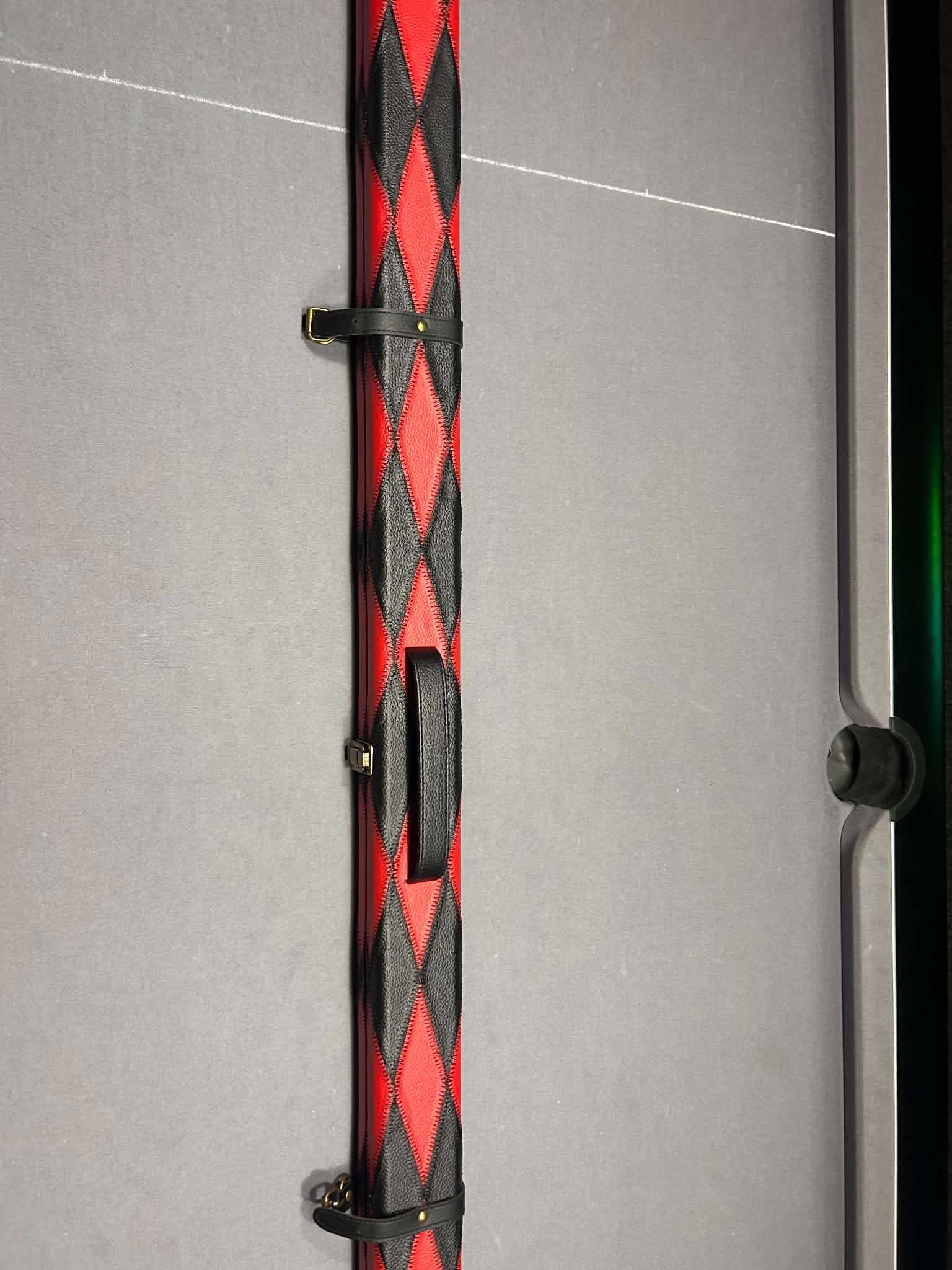 Slimline Leatherette 2 Cue One Piece Cue Case 60inch