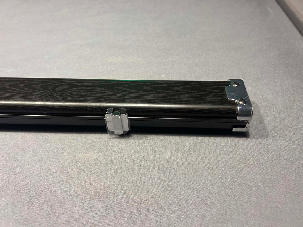 Slimline Aluminium Wood Effect 2 Cue One Piece Cue Case 60inch