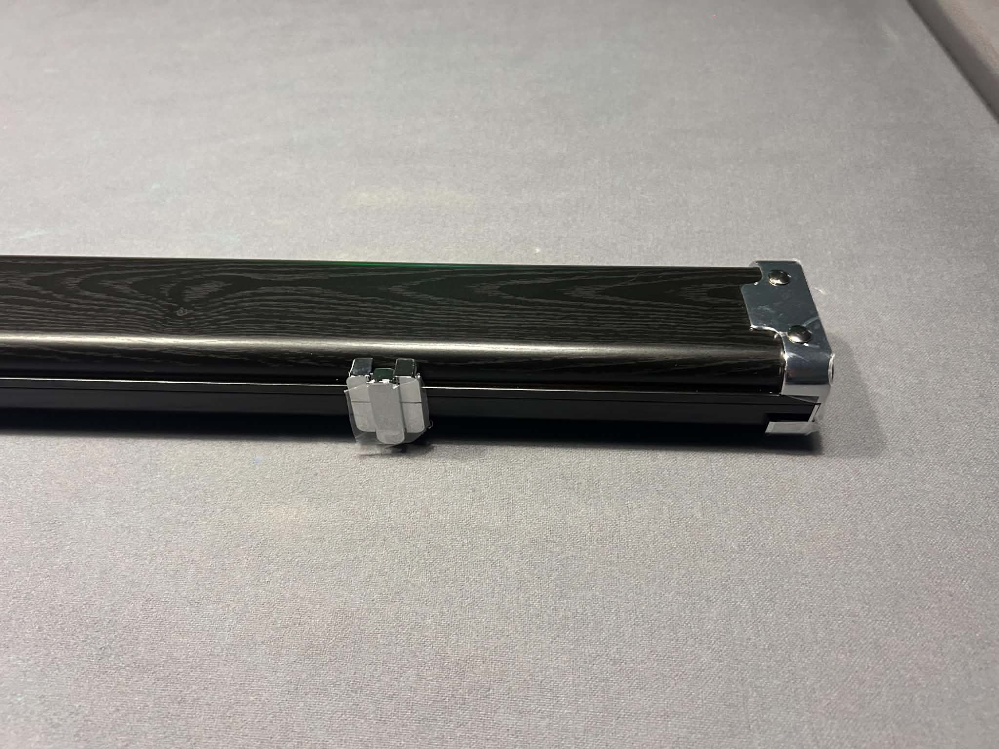 Slimline Aluminium Wood Effect 2 Cue One Piece Cue Case 60inch