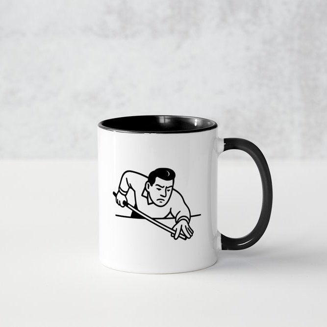 Chalky Trousers Pool Mug – Ceramic Mug for Players & Fans | Chalky Trousers