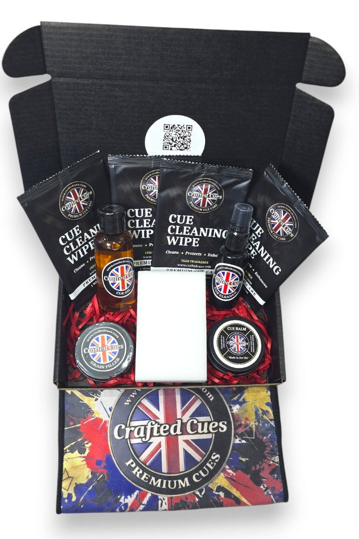 Crafted Cues Cue Care Bundle for Pool & Snooker Cues