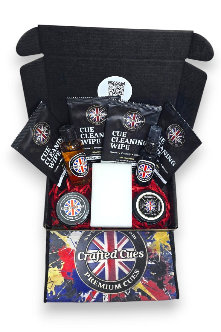 Crafted Cues Cue Care Bundle for Pool & Snooker Cues
