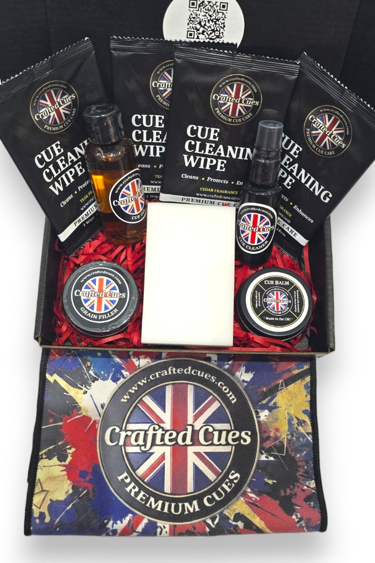 Crafted Cues Cue Care Bundle for Pool & Snooker Cues
